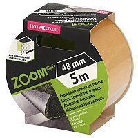 Лента клейкая тканевая Zoom 48 мм x  5 м картинка 